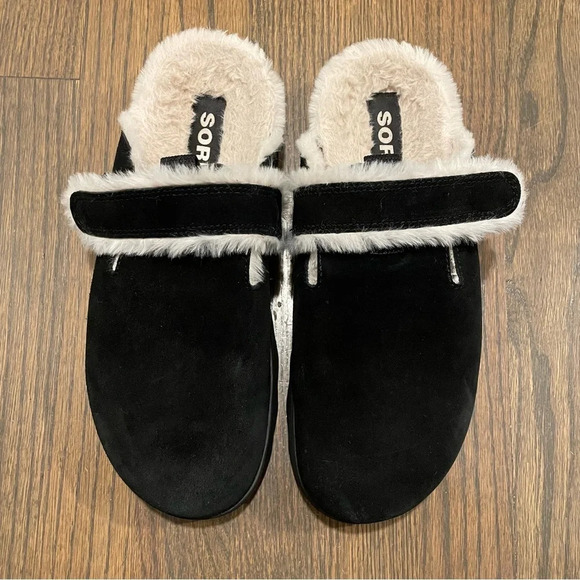 SOREL Women's Viibe Clog Suede Cozy - Picture 2 of 12